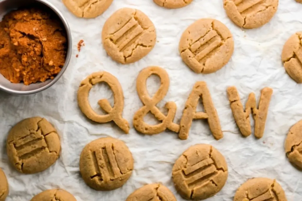 Step-by-step process of making Biscoff cookies, from dough to oven