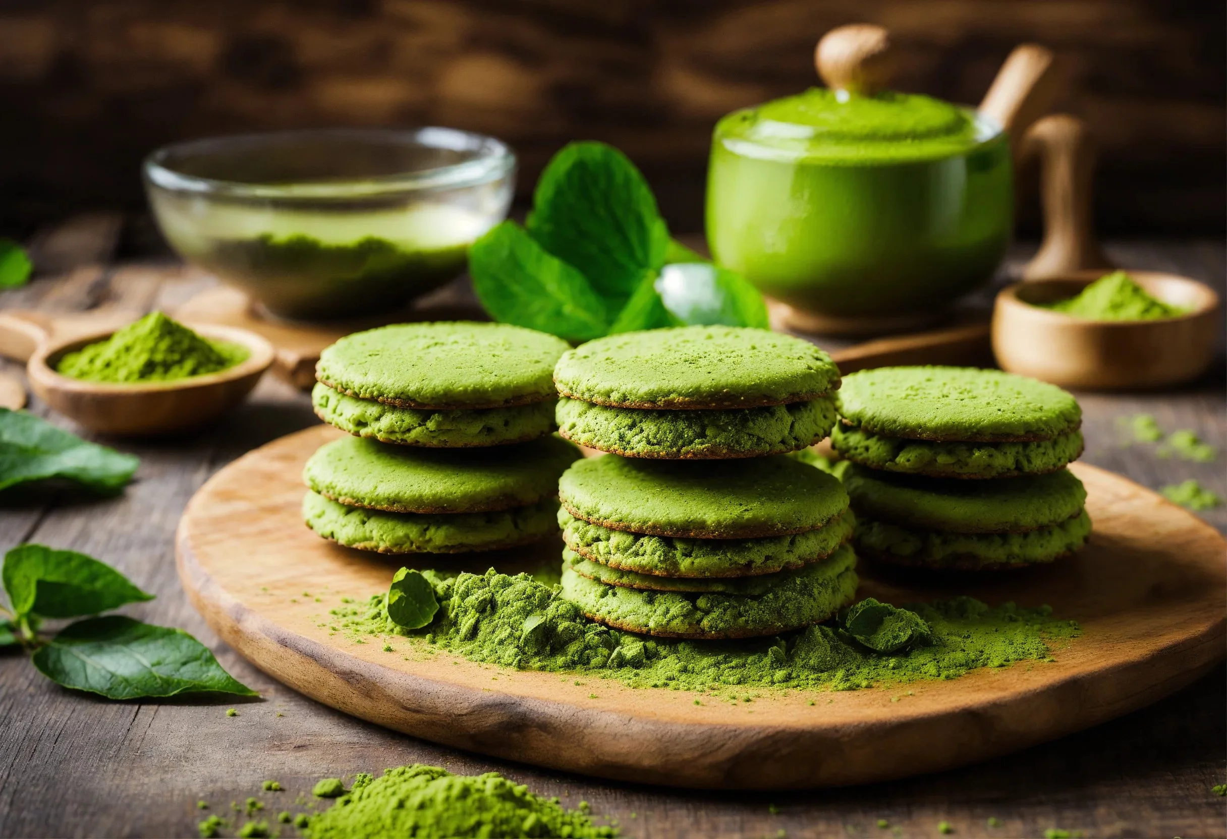 Why do my matcha cookies turn brown?
