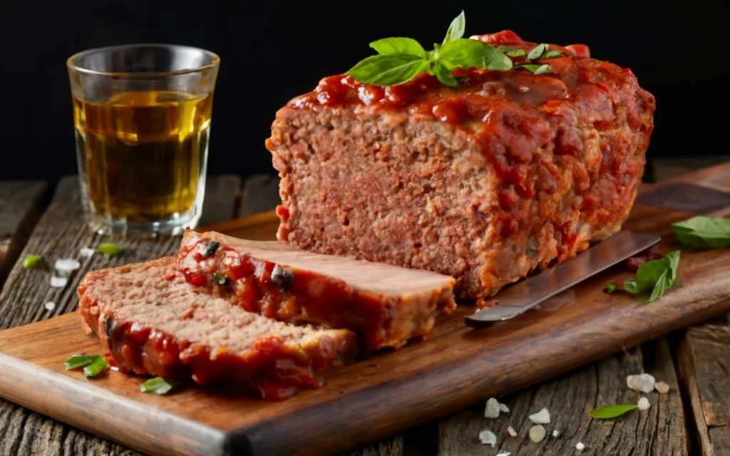 Collage illustrating the historical evolution of meatloaf.