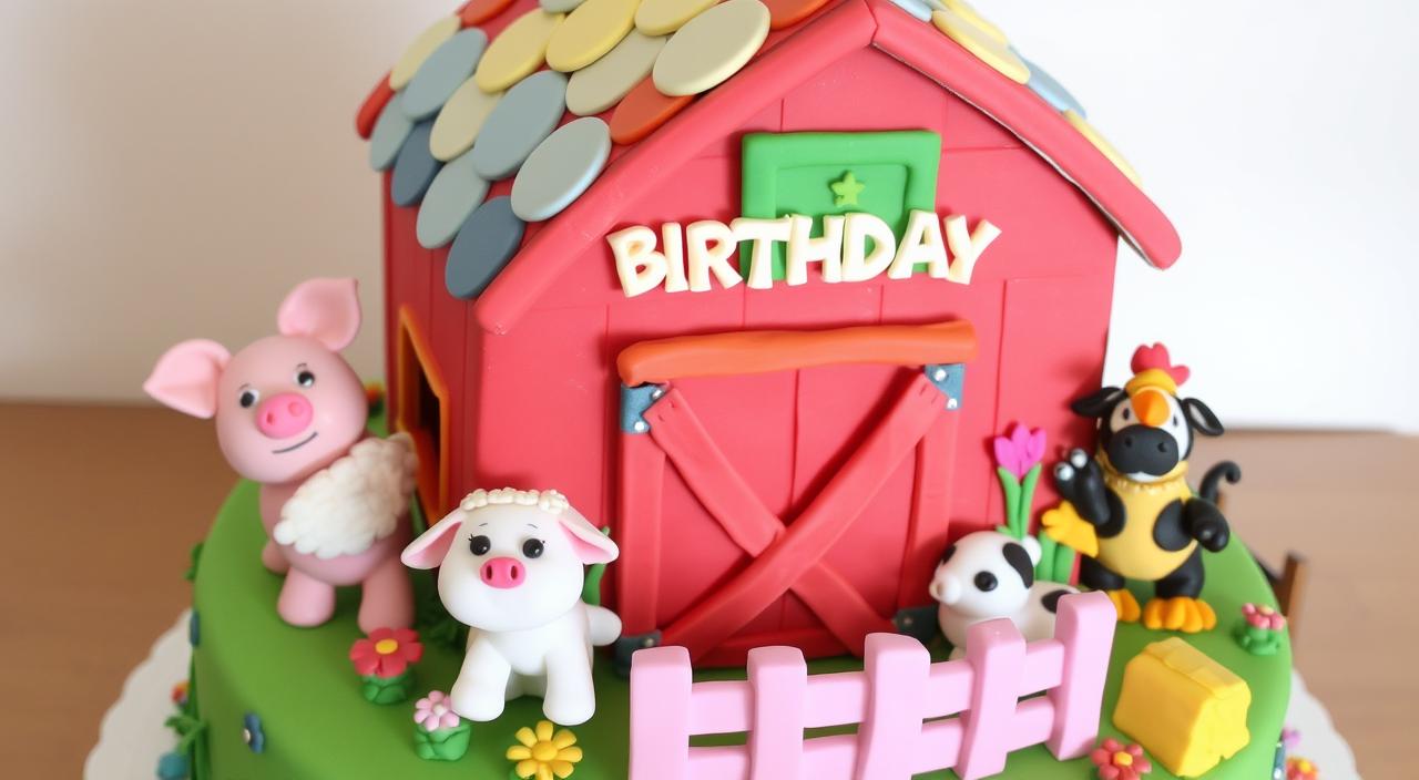 Fun Farm Animal Cakes: Barnyard Birthday Treats
