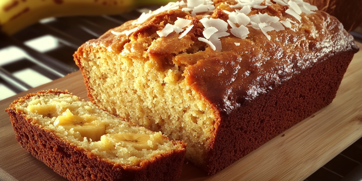 Hawaiian Banana Bread with Coconut & Pineapple