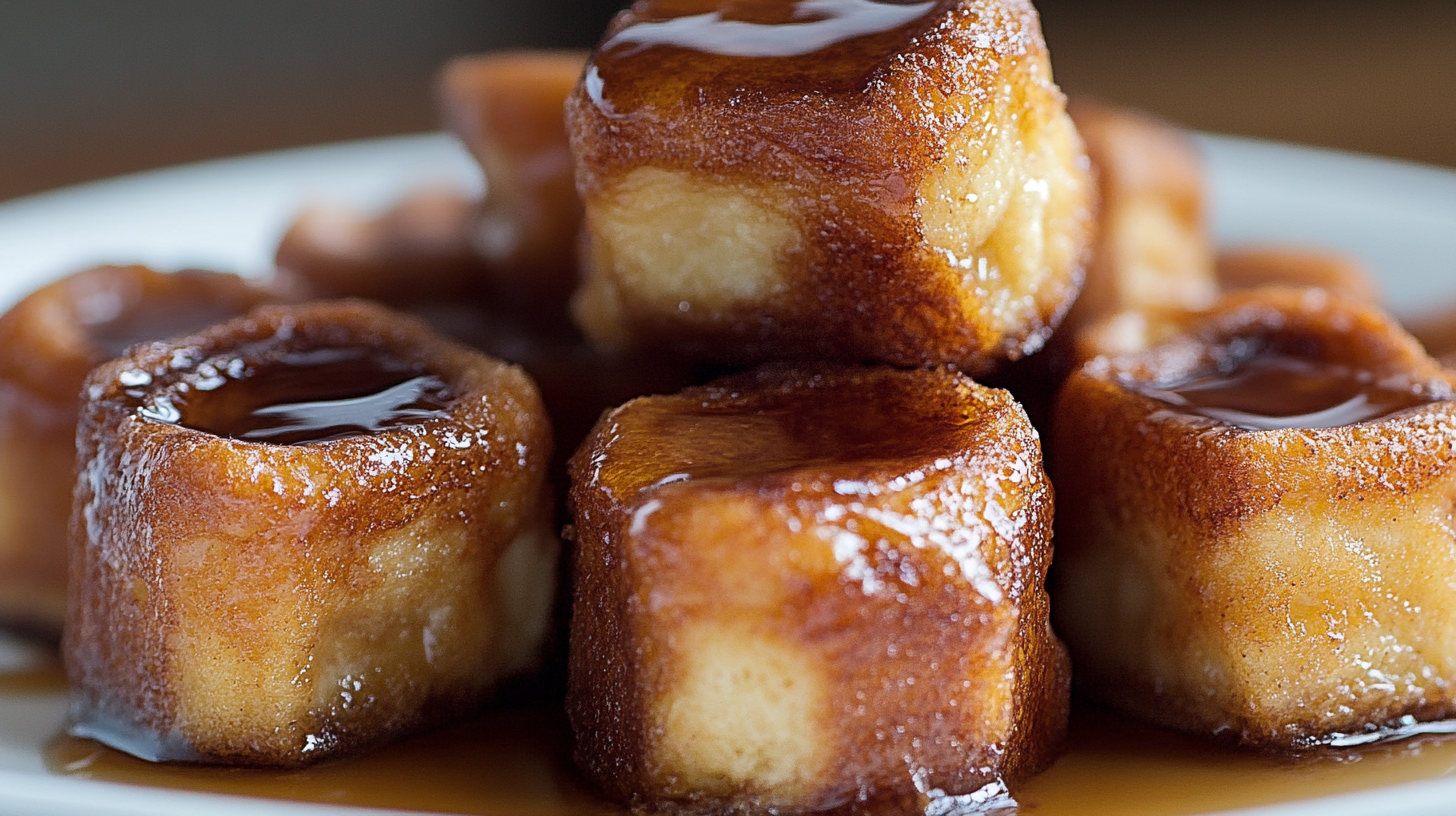 Cinnamon Roll French Toast Bites