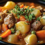 Slow Cooker Poor Man’s Stew